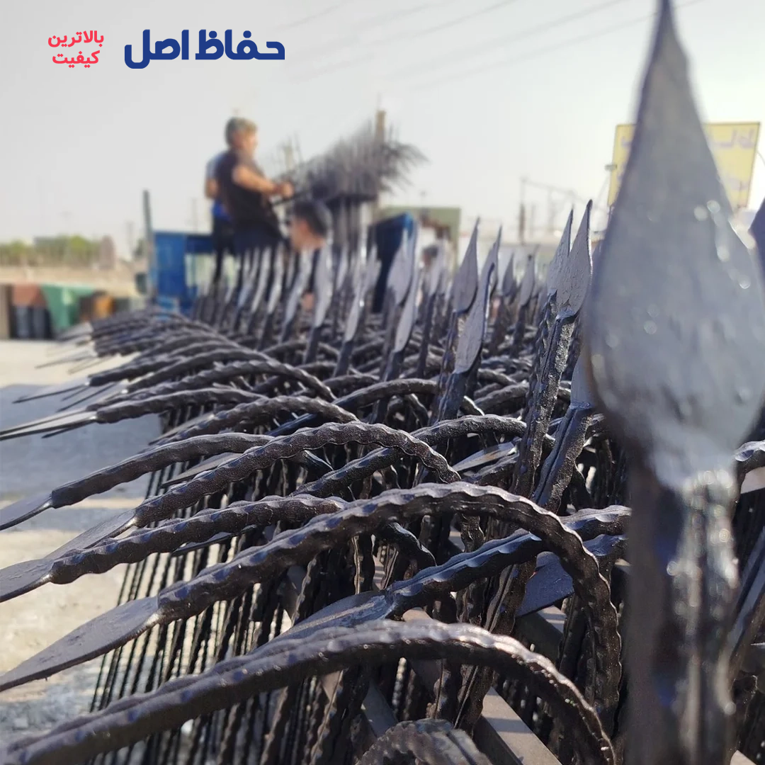 آبشاری-ارتفاع-150 حفاظ نرده دیواری آبشاری ارتفاع 150 تک نیزه با وزن 30 کیلویی - تصویر 1