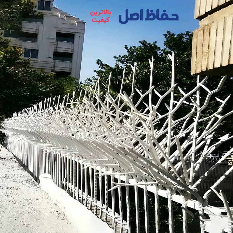 حفاظ-شمشادی نرده حفاظ آبشاری، نرده حفاظ شاخ گوزنی - تصویر 1